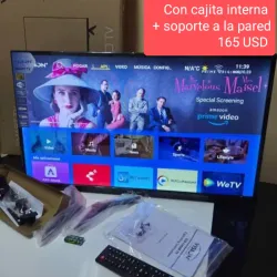 Smart TV Vision 32 pulgadas con cajita interna y soporte de pared