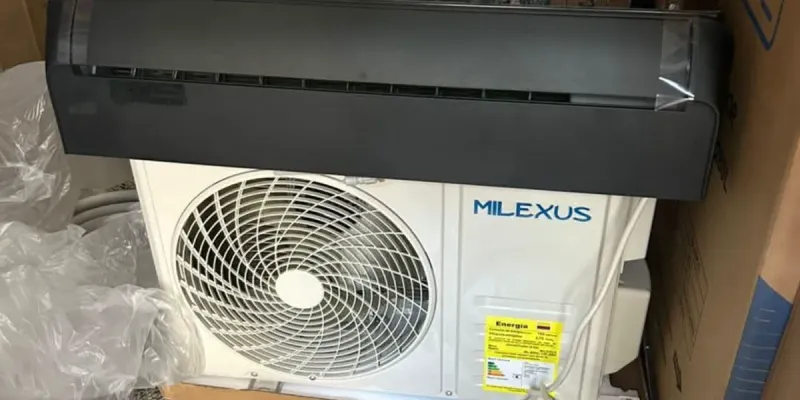 SPLIT 220V 1 TONELADA MILEXUS NEGRO