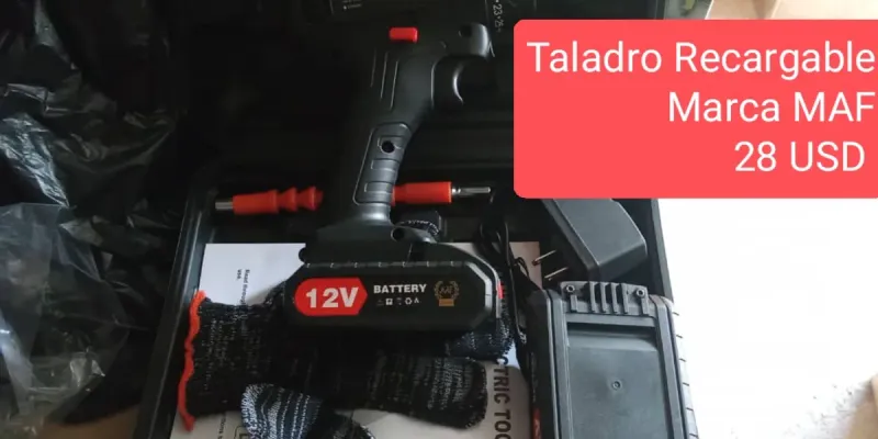 TALADRO RECARGABLE INALÁMBRICO