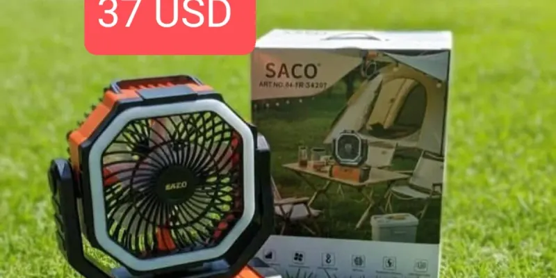 Ventilador recargable Saco 