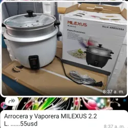 Arrocera vaporera 2.2 L