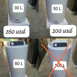 Calentadores eléctricos 30, 50 y 80 litros 