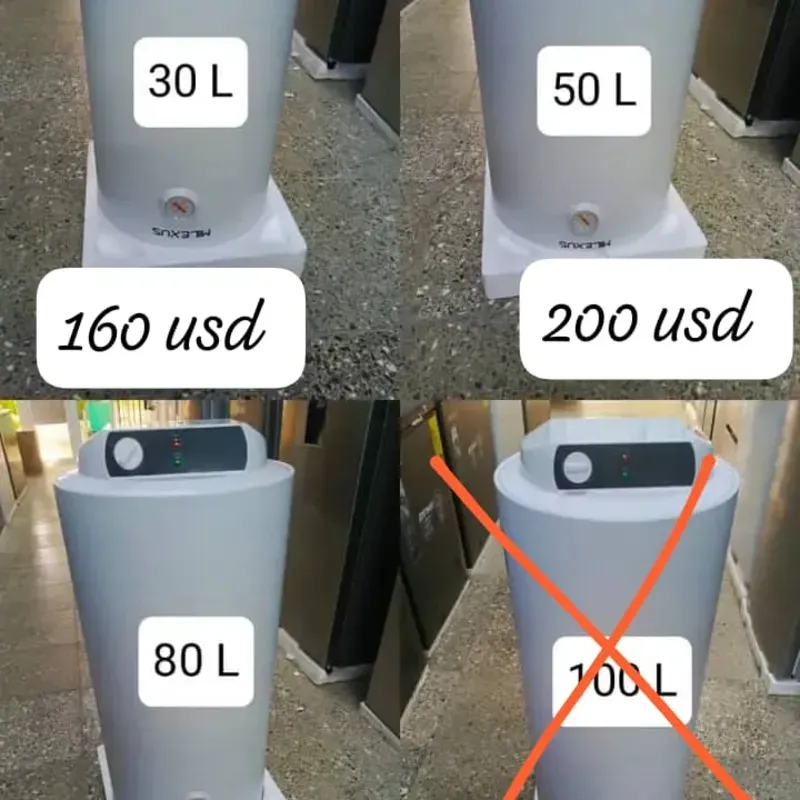 Calentadores eléctricos 30, 50 y 80 litros 