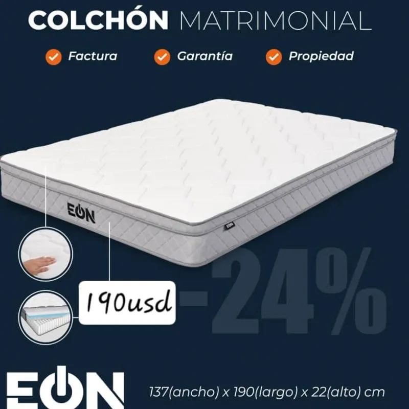Colchón matrimonial