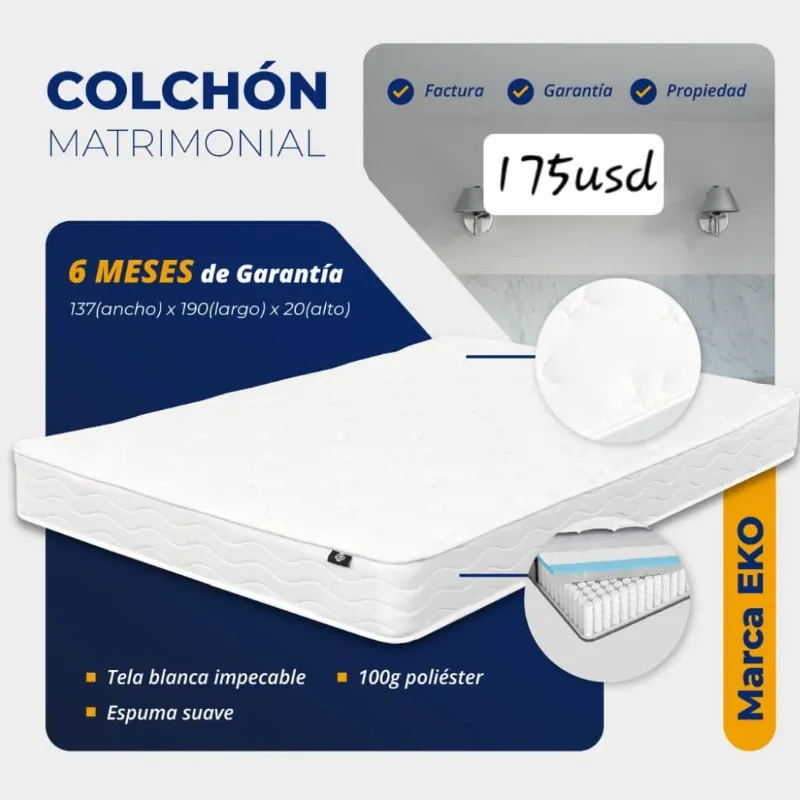 Colchón matrimonial