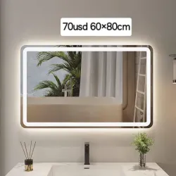 Espejo táctil de dos pasos de luces 