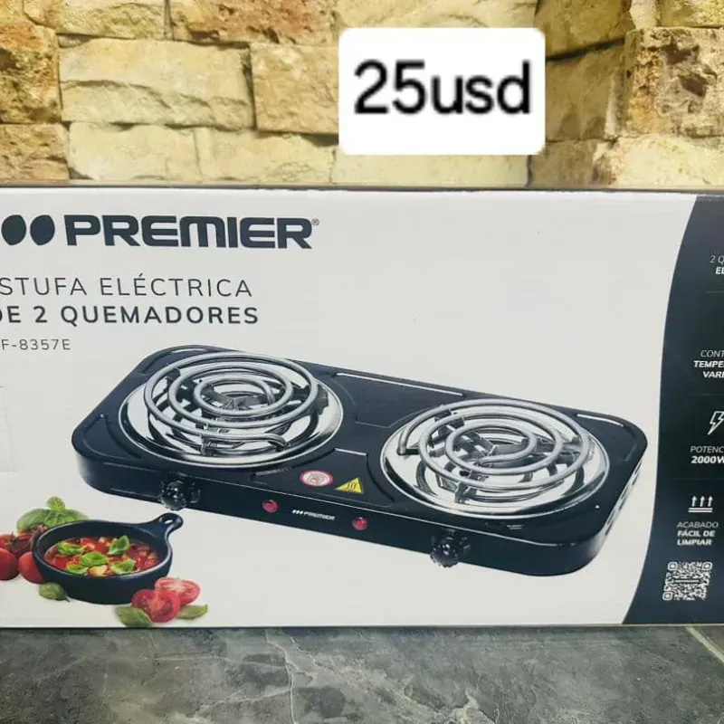 Estufa electrica doble 