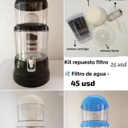 Filtro de agua  y kit de respuestos 