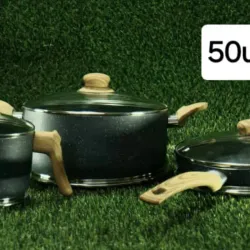 Juego de casuelas y sartén 