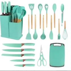 Juego de cuchillos y cucharones 