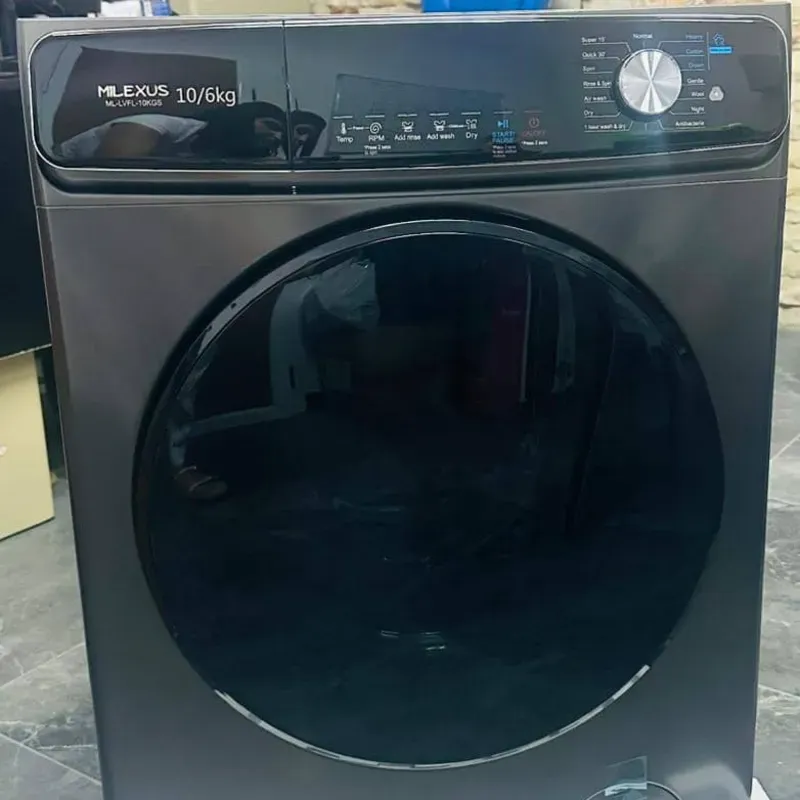 Lavadora secadora a vapor 10.6 Kg Milexus 