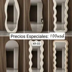 Modelos variados de espejos de piso