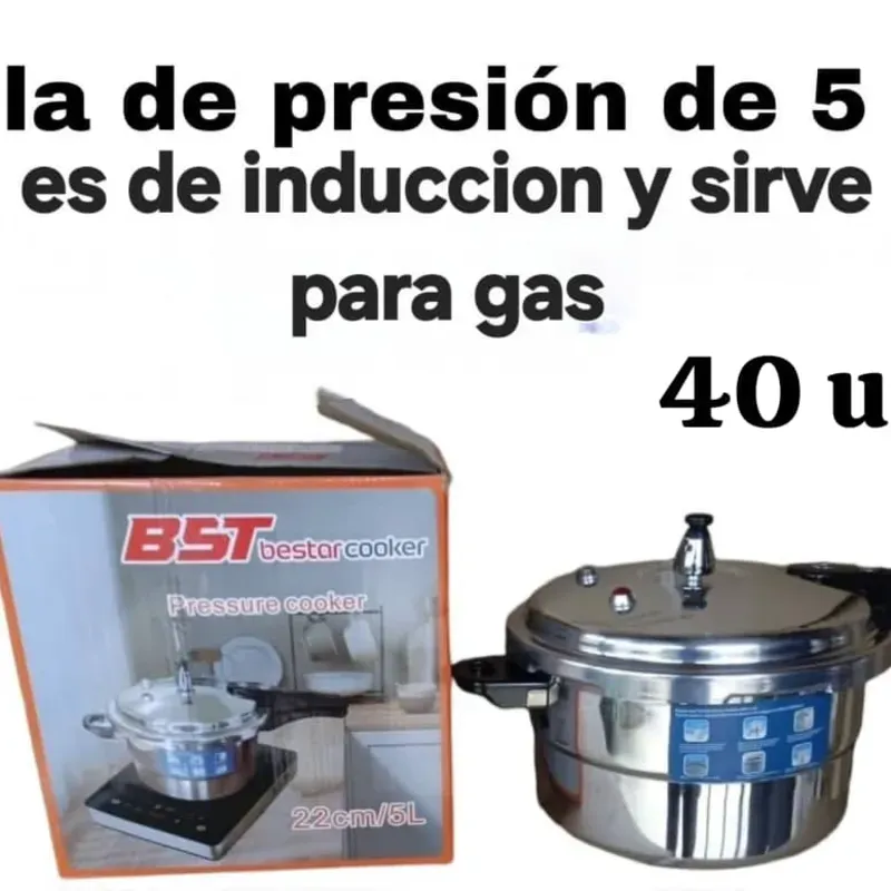 Olla de tres válvulas 5 L
