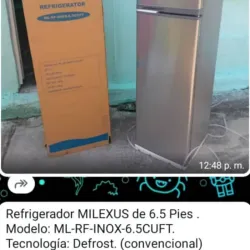 Refrigerador Milexus 6.5 pies 