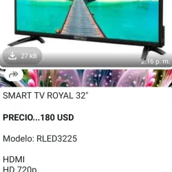 Smart tv Royal 32 pulgadas 