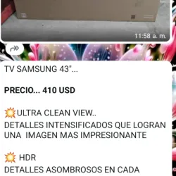 Smart tv Samsung 43