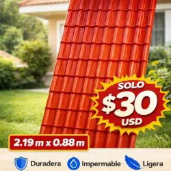 Tejas de Resina Asa resistente