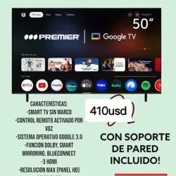 Tv Premier 50 con soporte 