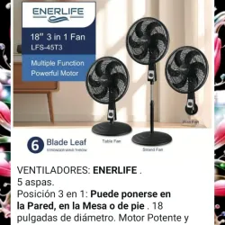 Ventilador 3 en 1 Enerlife 