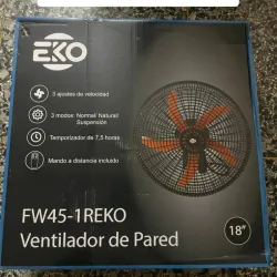 Ventilador Eco de pared con mando 
