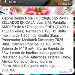 Xiaomi Redmi note 14