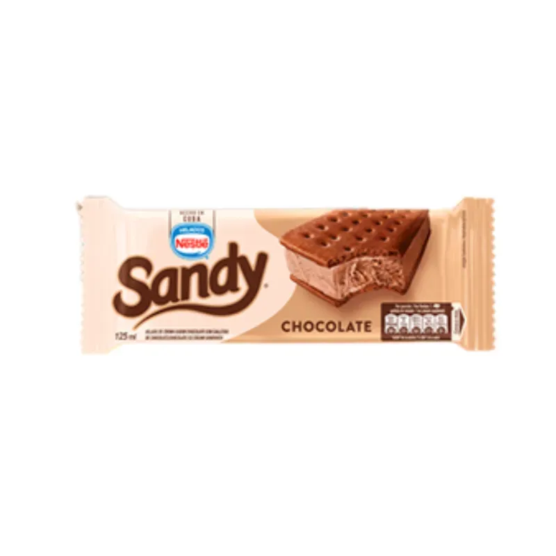 Bocadito de Helado Sandy, Sabor Chocolate