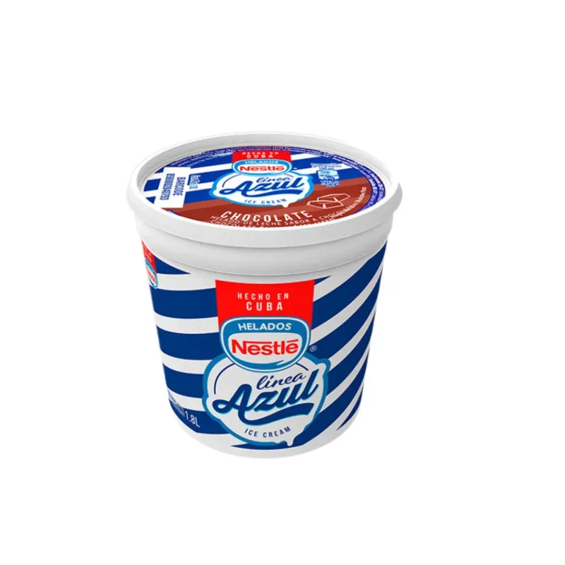 Helado Línea Azul, Sabor Chocolate
