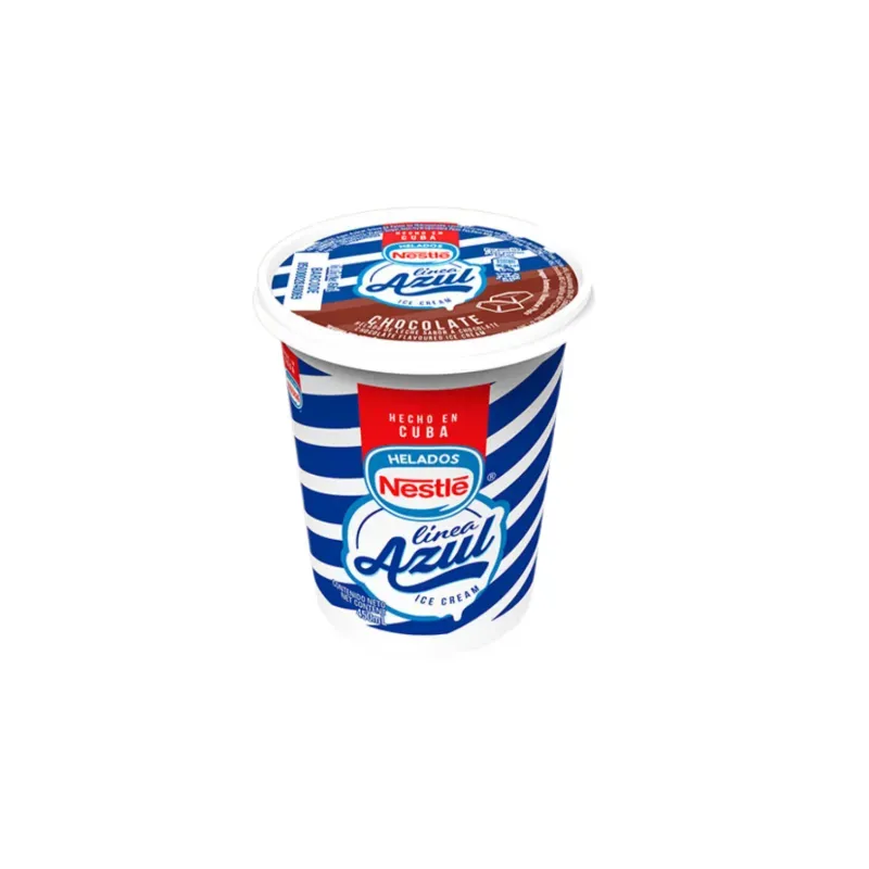 Helado Línea Azul Sabor Chocolate