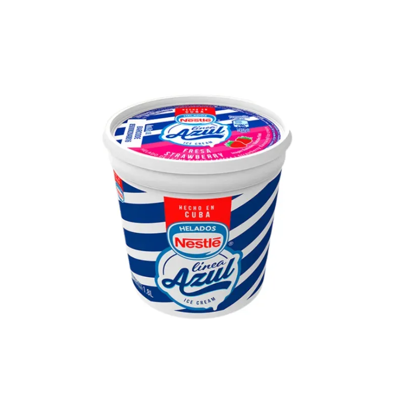 Helado Línea Azul, Sabor Fresa