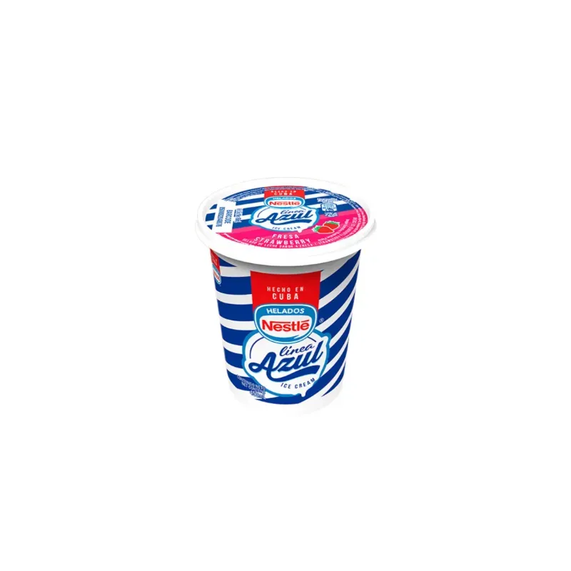 Helado Línea Azul, Sabor Fresa