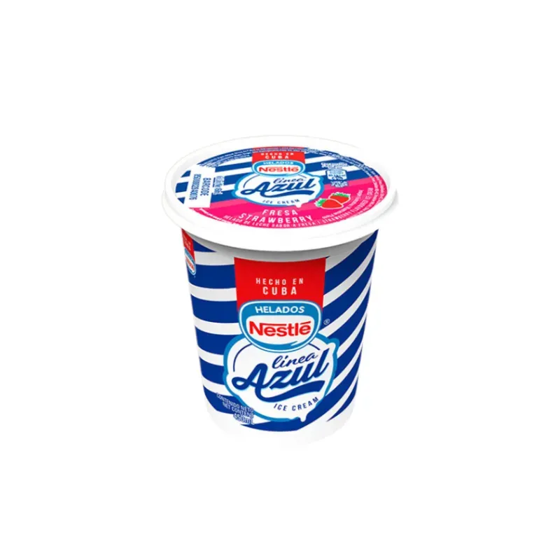 Helado Línea Azul, Sabor Fresa