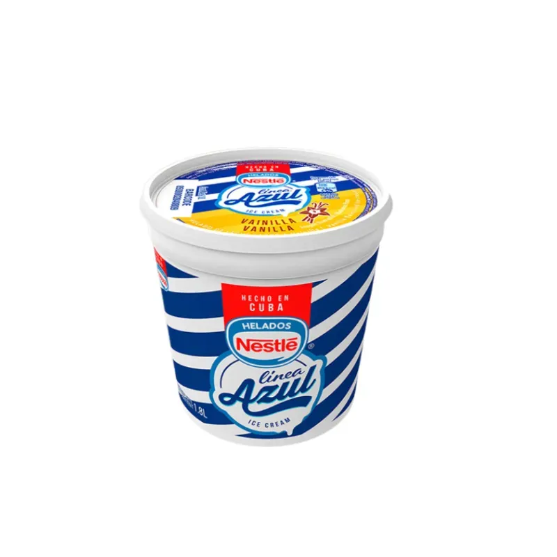 Helado Línea Azul, Sabor Vainilla