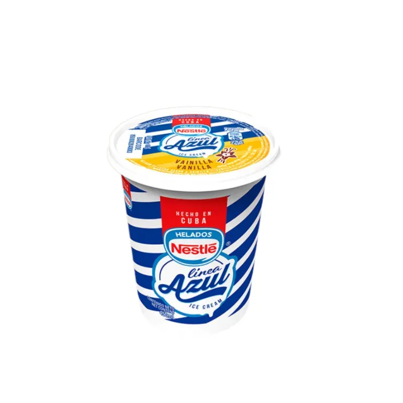 Helado Línea Azul, Sabor Vainilla