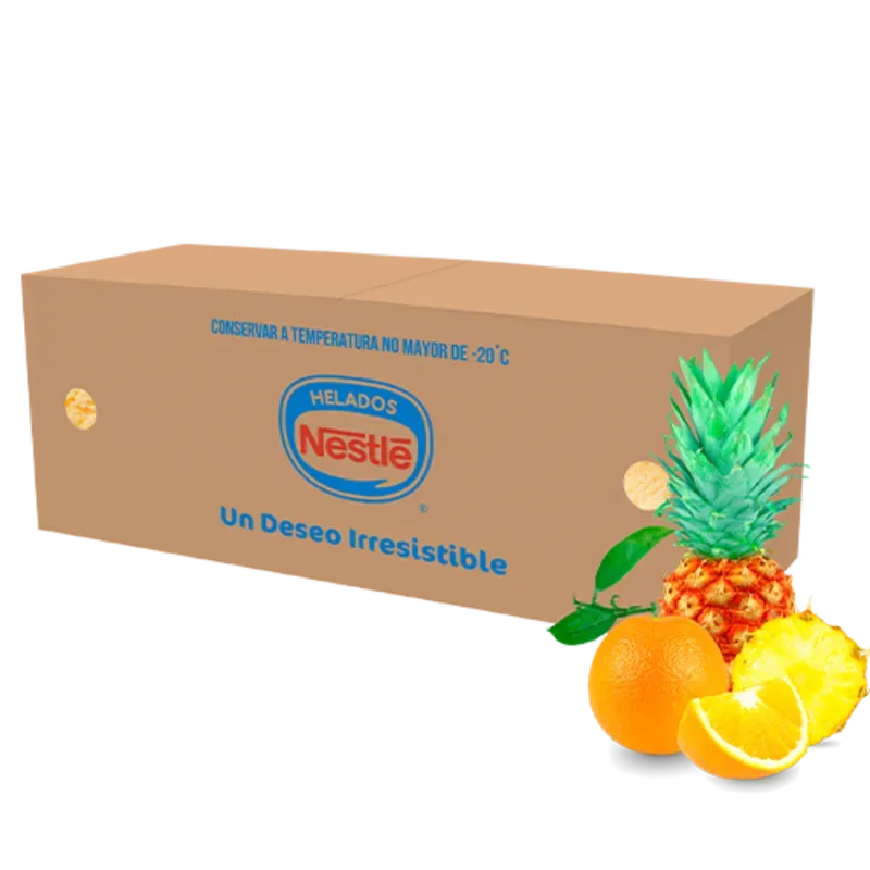 Helado Sabor Naranja Piña