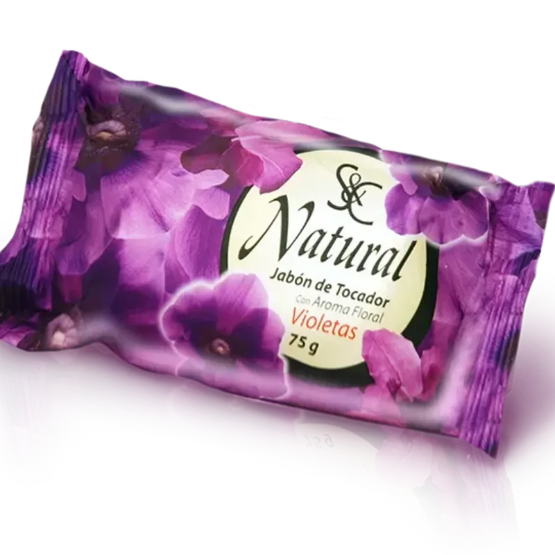 S&C Natural Jabón de Tocador Violeta 75g