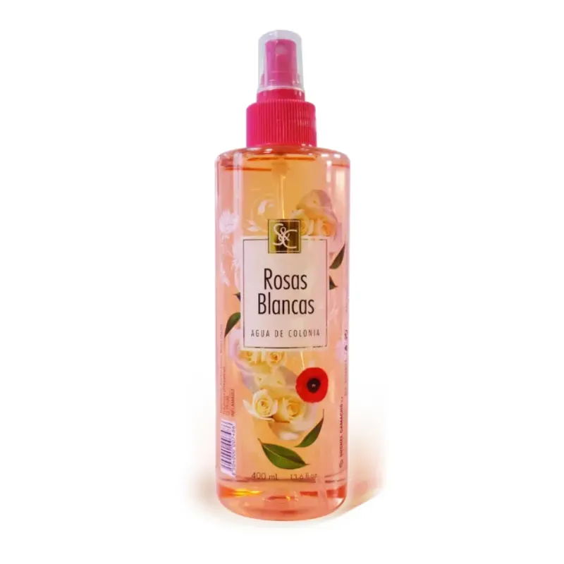 S&C ROSAS BLANCAS  AGUA DE COLONIA 400 ML