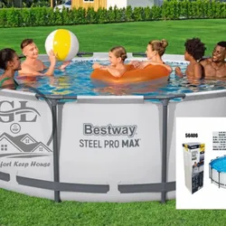 Piscina redonda Bestway Steel Pro Max