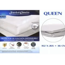 Protector impermeable para colchón Queen