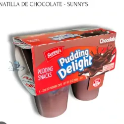 Natilla de chocolate 24 unidades 