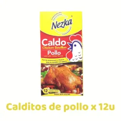 Calditos de pollo x 12u