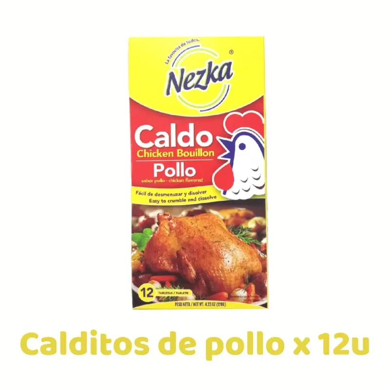 Calditos de pollo x 12u