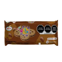 Galletas con crema de chocolate x 12 paquetes