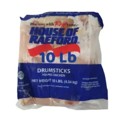 Paquete de muslos de pollo 10 Lb