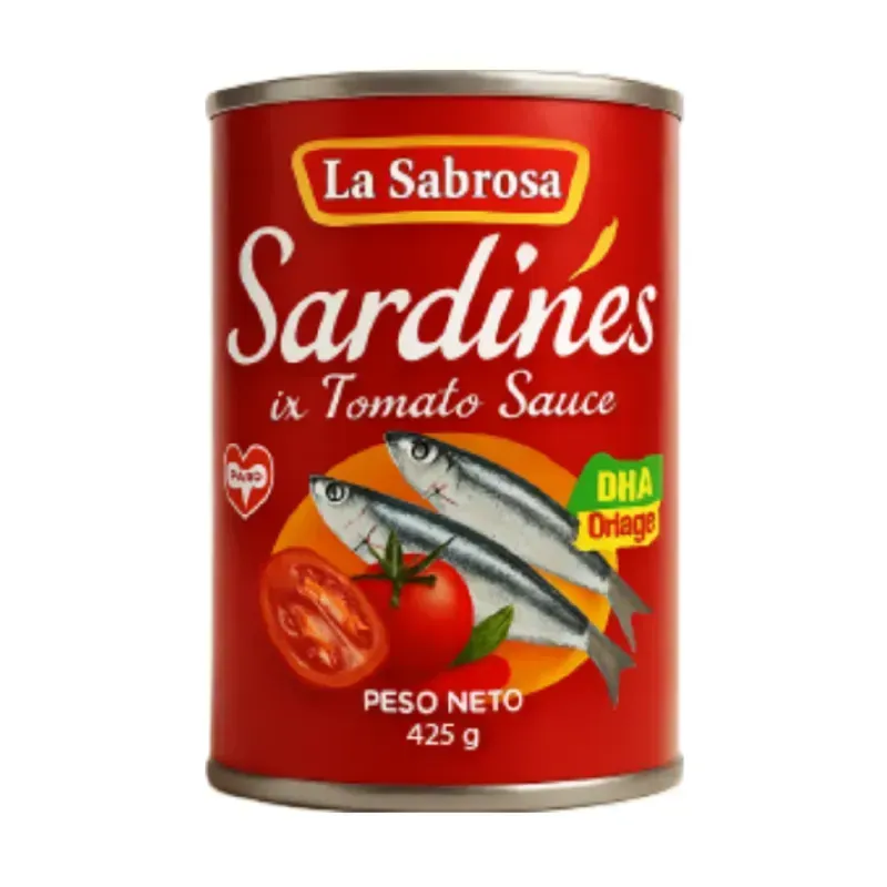Sardinas enlatadas en tomate 425g