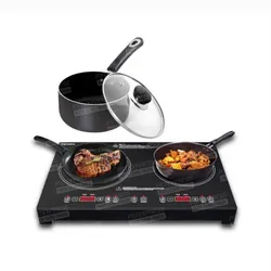 Cocina de Inducción Lemax de 2 hornillas 