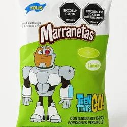 Marranetas Chips Sabor Limón 