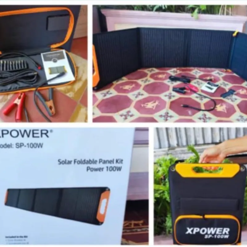 Panel solar portátil de 100 W