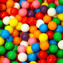 Chicles de bolas se colores