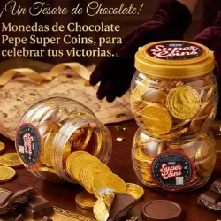 Monedas de chocolate