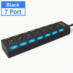 Hub USB 3.0 – 7 Puertos con Switch